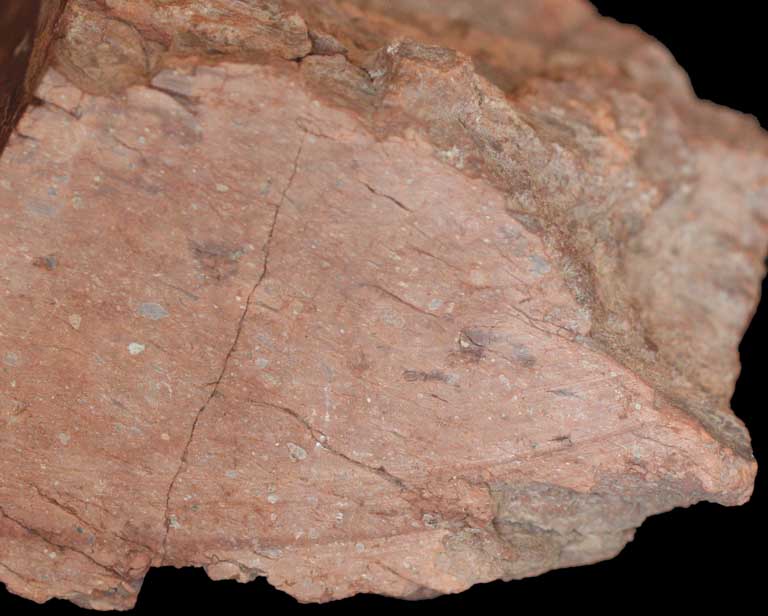 Colour image of light brown rock